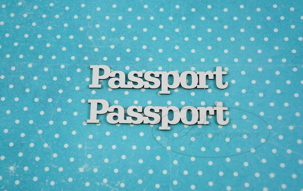 Чипборд "Паспорт 3 (eng)"
