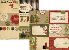 Бумага "Journaling Cards 2" из коллекции "25 Day of Christmas"