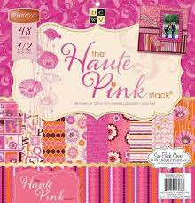Набор бумаги из коллекции "Haute Pink" 24 листа