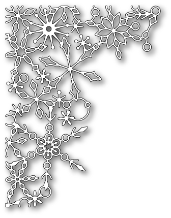 Нож Большой угол "Sparkling Snowflake Corner" от Memory Box