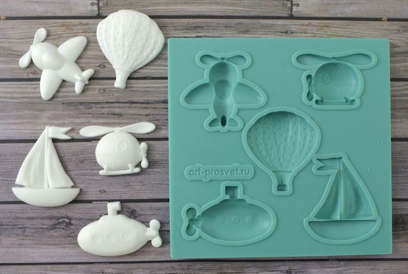 Молд набор "Игрушечный транспорт 1"