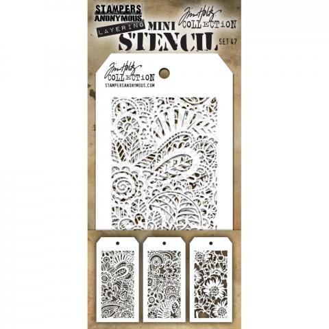 Набор трафаретов № 47 от Tim Holtz