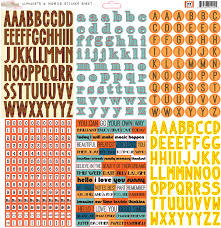Набор стикеров "Alphabets & Words" из коллекции "77"