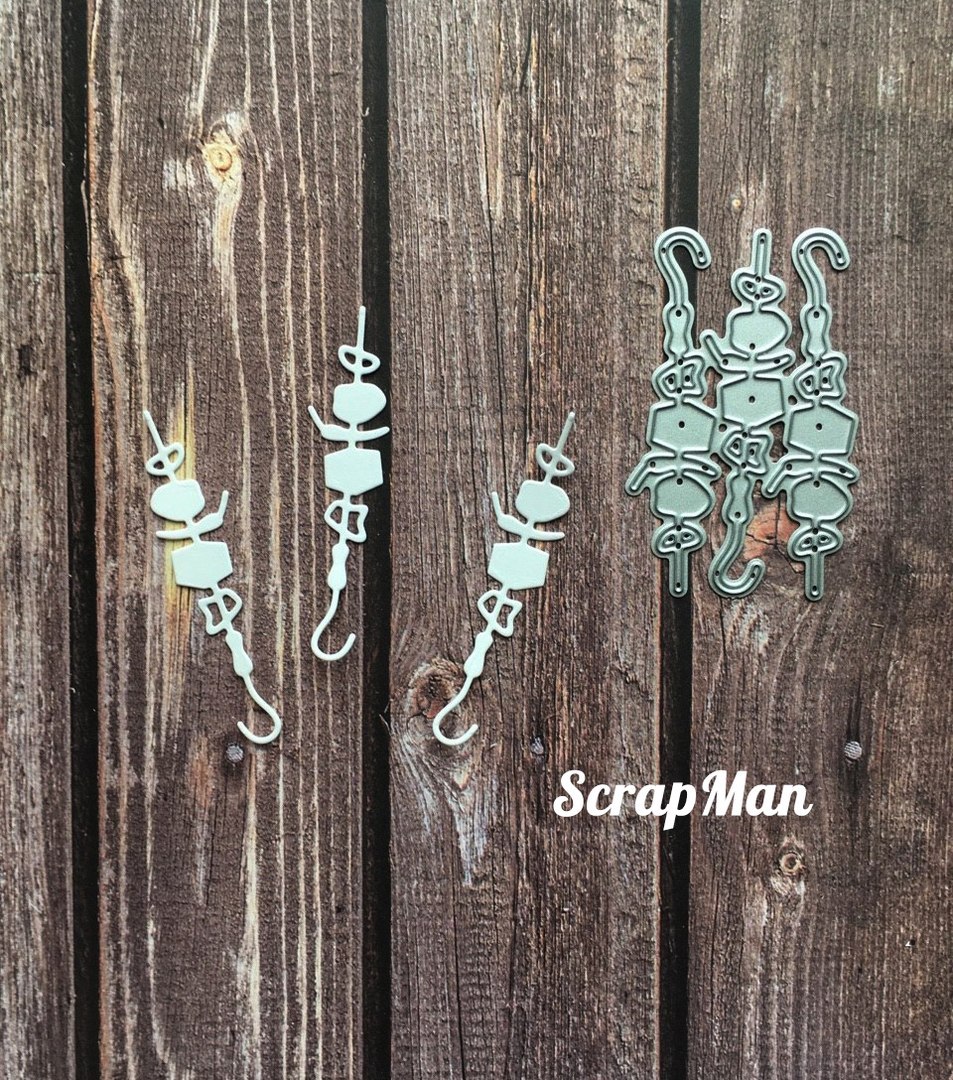 Нож для вырубки "Шашлыки" от ScrapMan