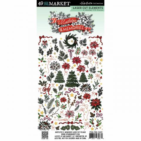 Набор высечек Омела и воспоминания (Mistletoe and Memories) от 49 and Market