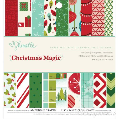 Набор бумаги "Christmas Magic" 36 листов