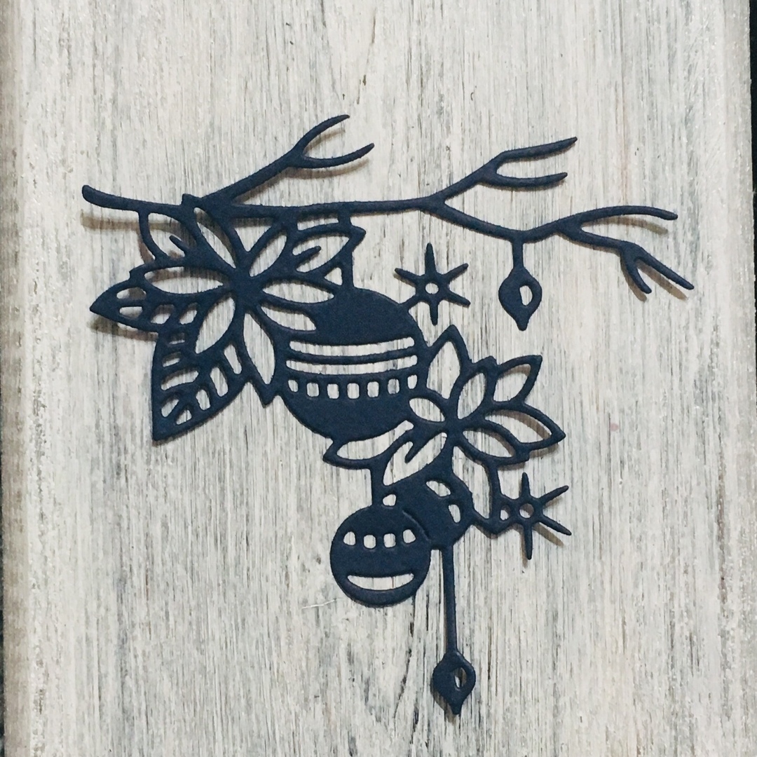 Нож Новогодние игрушки на ветке от ArtScrap