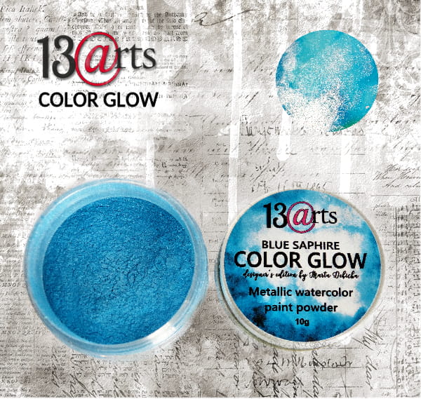 Сухая краска Color Glow Blue Saphire 10гр