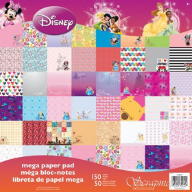 Мега-набор бумаги "Disney Girl" 50 листов