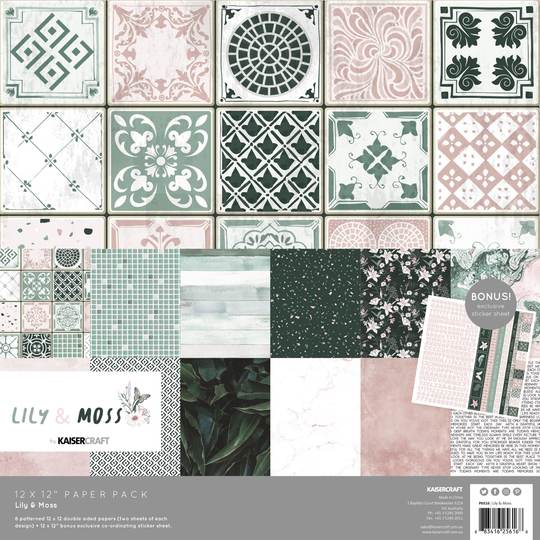Набор бумаги (KIT) "Lily & Moss"  от магазина ScrapMan.ru