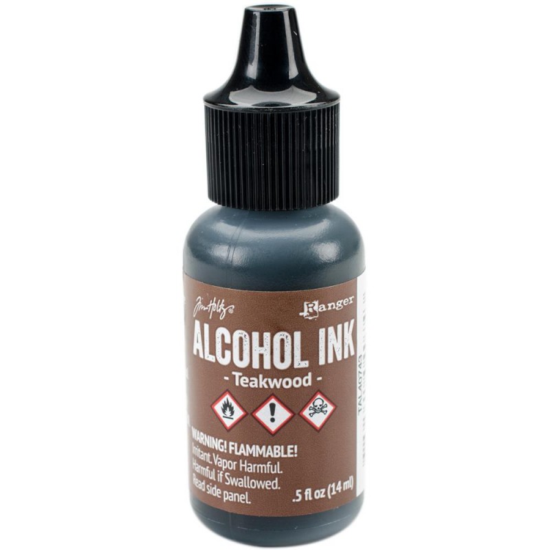 Чернила Alcohol Ink цвет Teakwood от Tim Holtz