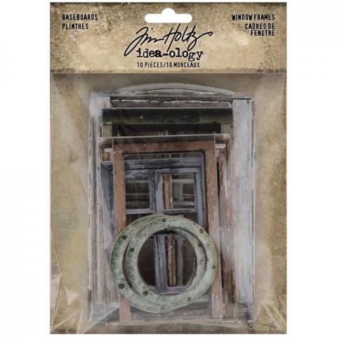 Набор чипборда Idea-Ology Baseboard Window Frames от Tim Holtz