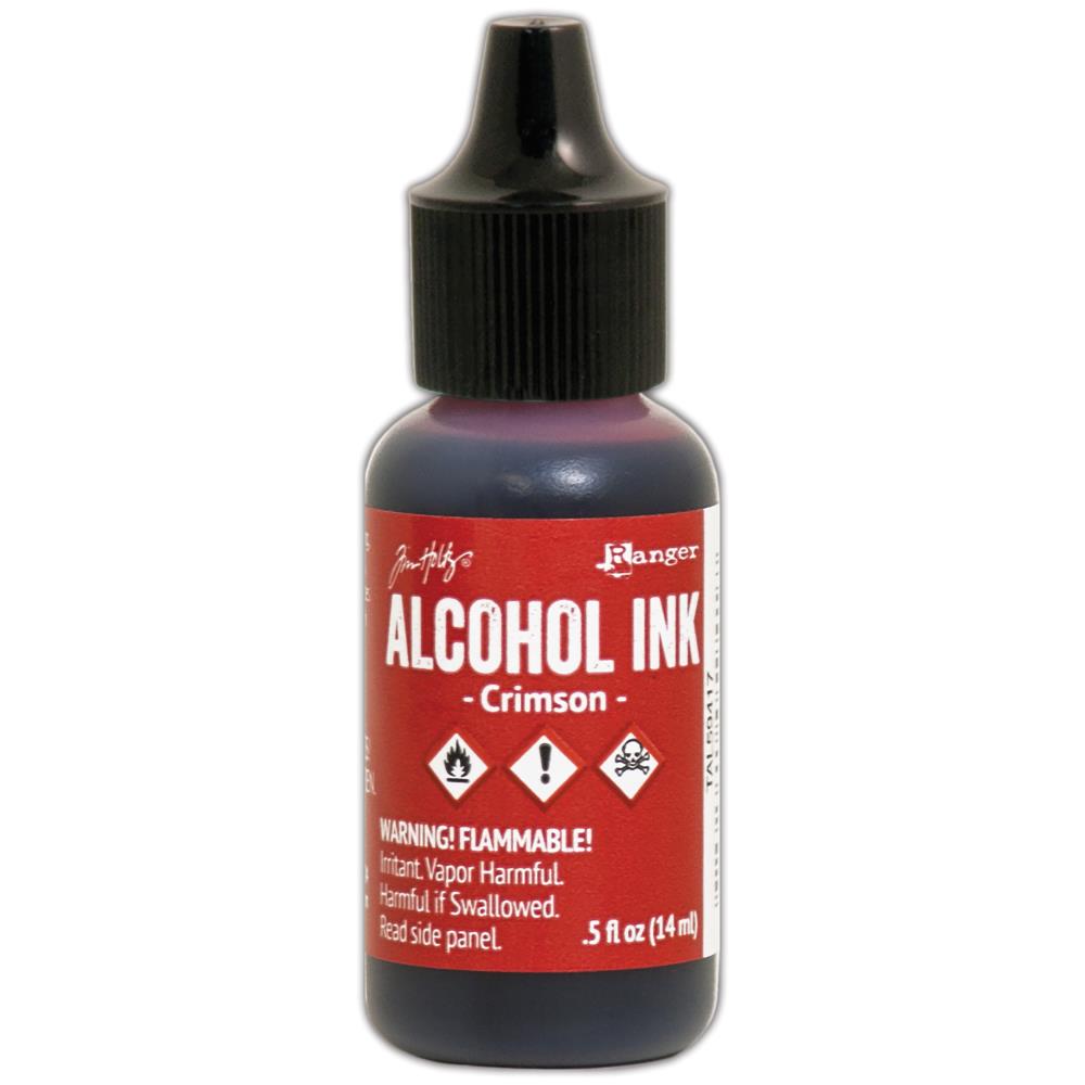 Чернила Alcohol Ink цвет Crimson от Tim Holtz
