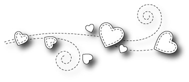 Нож Сердечки "Heart Breeze" от Memory Box