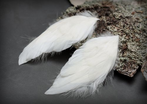 Декоративные "Ангельские крылья", серые