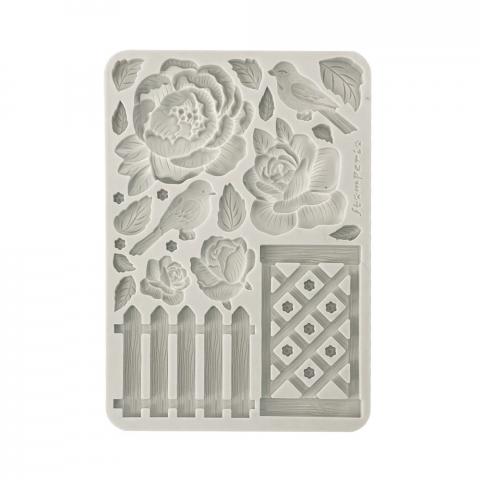 Молд силиконовый House Of Roses Fence Stamperia 
