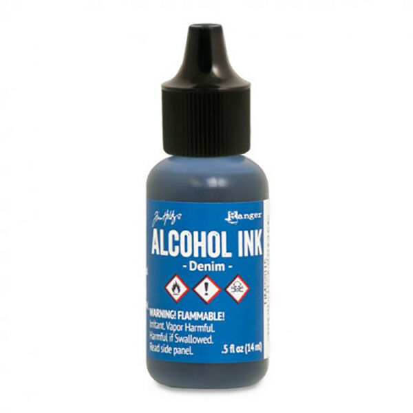 Чернила Alcohol Ink цвет Denim от Tim Holtz