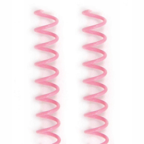 Пластиковая пружина для биндера 1,6см цвет розовый