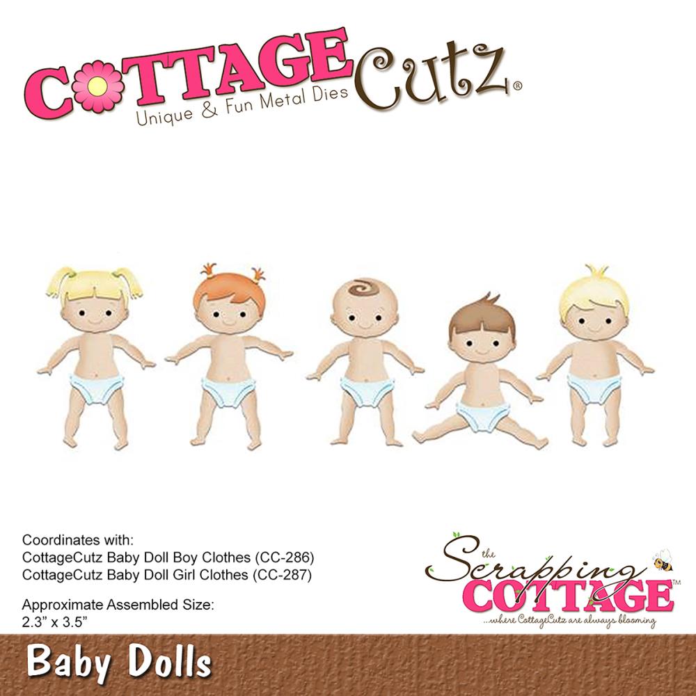 Нож для вырубки "Baby Dolls" от Cottage Cutz