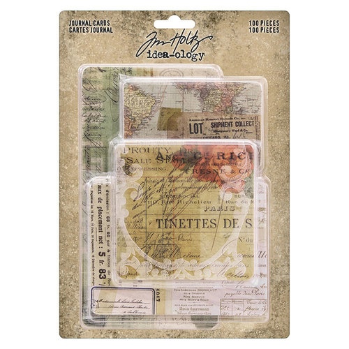 Набор карточек 100 штук Idea-ology Tim Holtz Journal Cards
