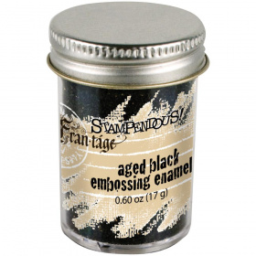 Пудра-эмаль для эмбоссинга Frantage "Aged Black" Stampendous