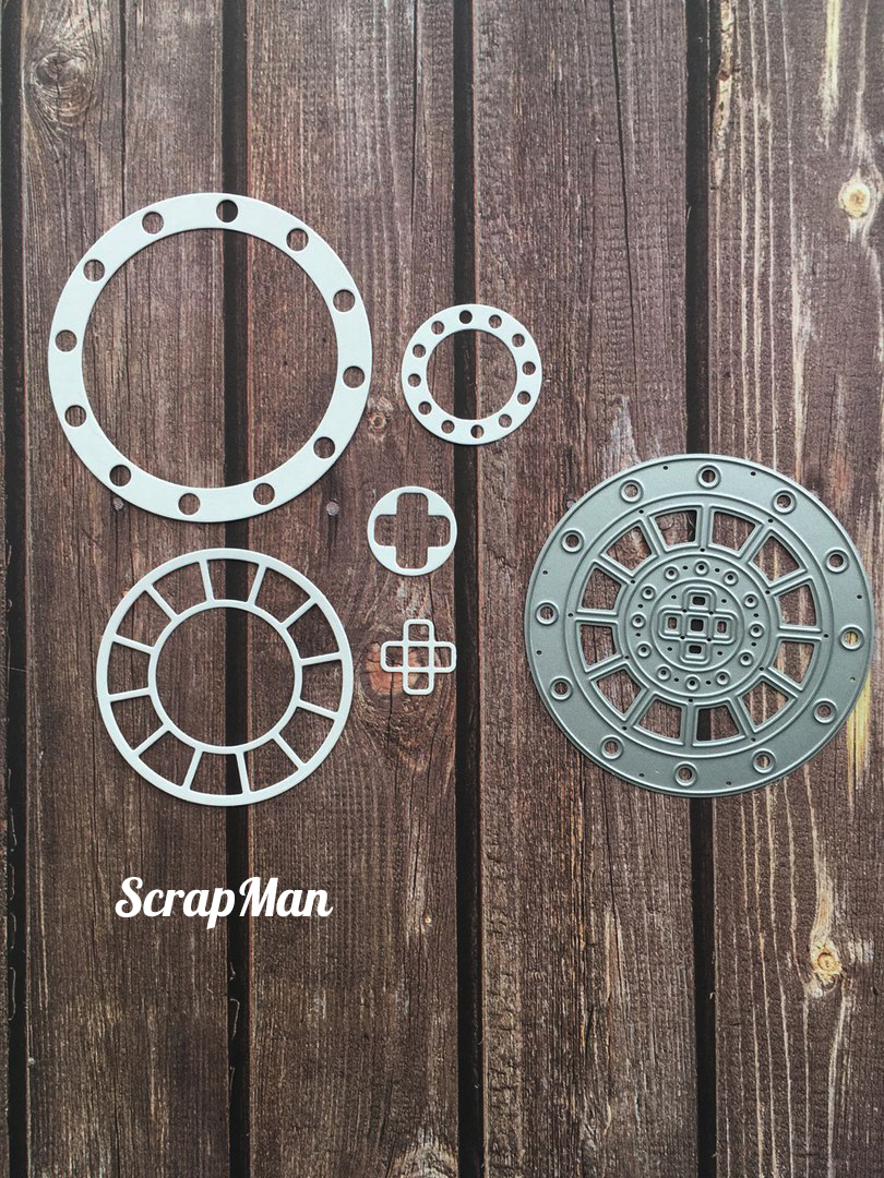 Нож для вырубки "Техно колесо" ScrapMan