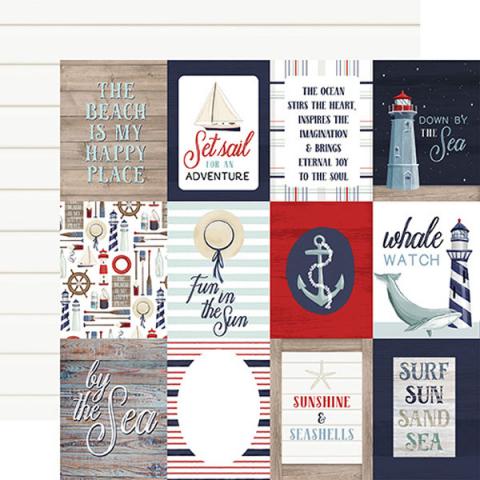 Бумага "Journaling Cards" из коллекции "By The Sea"