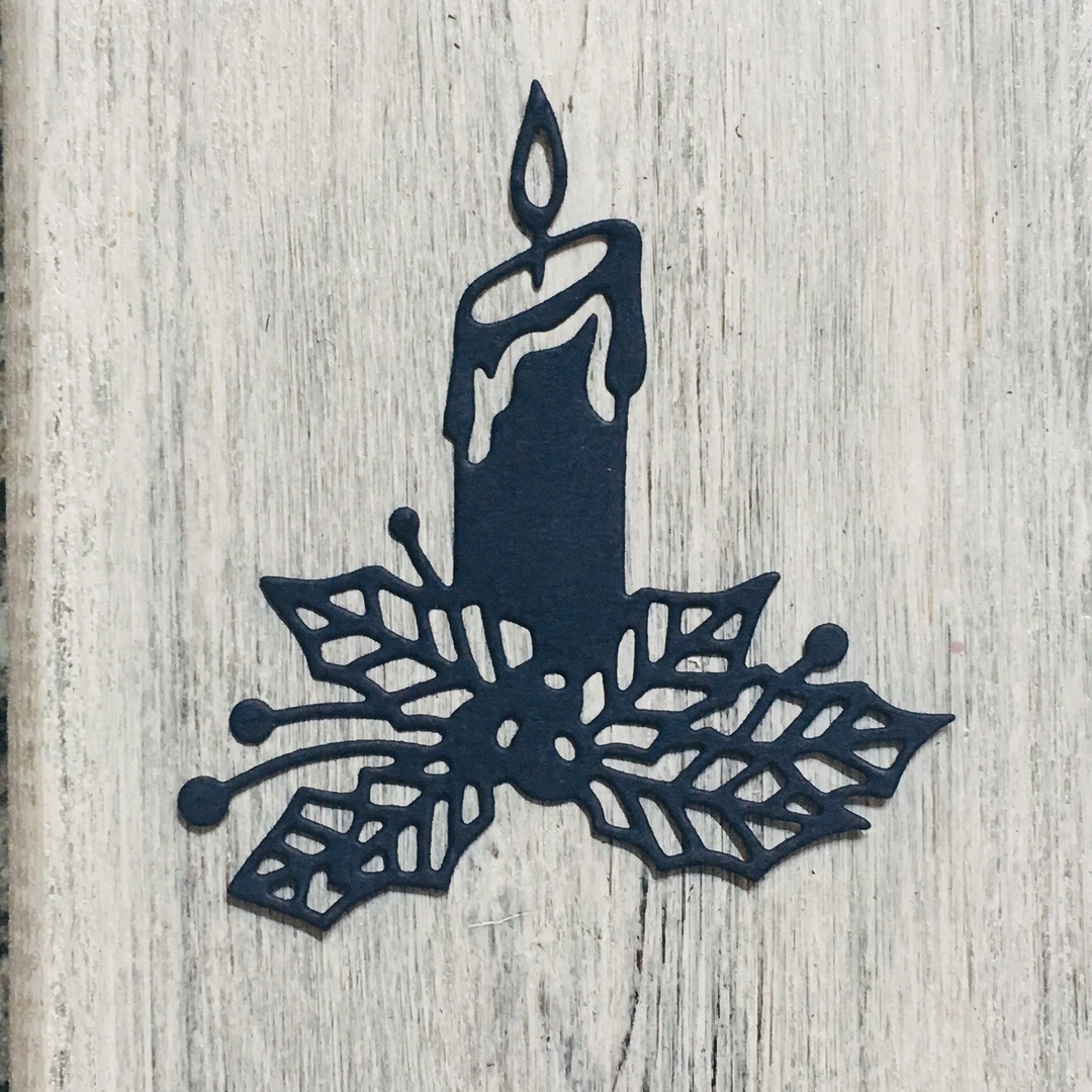Нож Рождественская свеча от ArtScrap
