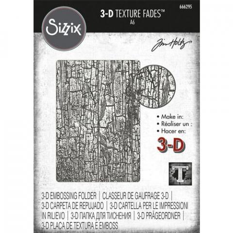 Папка для тиснения 3D "Cracked" от Sizzix