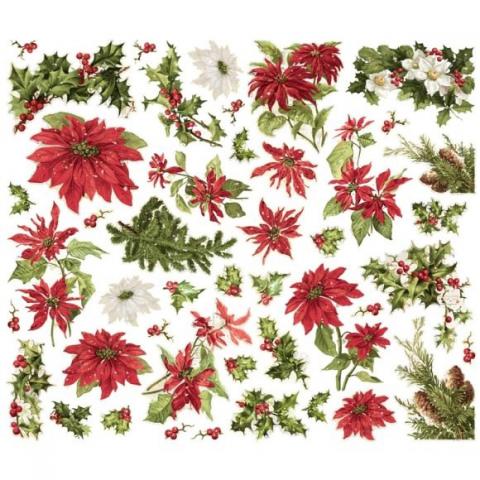 Набор высечек из коллекции "Simple Vintage Yuletide" 45 штук
