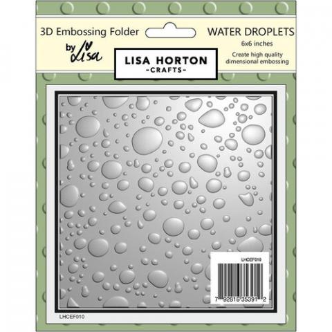 Папка для тиснения "Water Droplets" от Lisa Horton