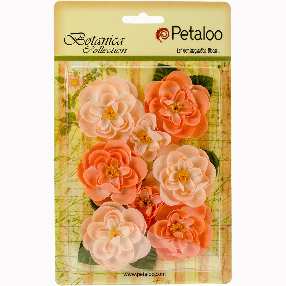 Набор цветов бумажных "Peach" Botanica Ranunculus Flowers