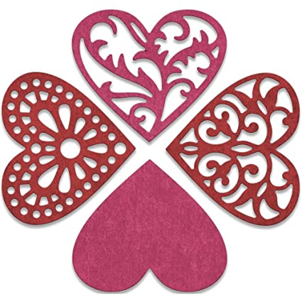 Нож "Hearts (Set of 4)" от Cheery Lynn Designs от магазина ScrapMan.ru