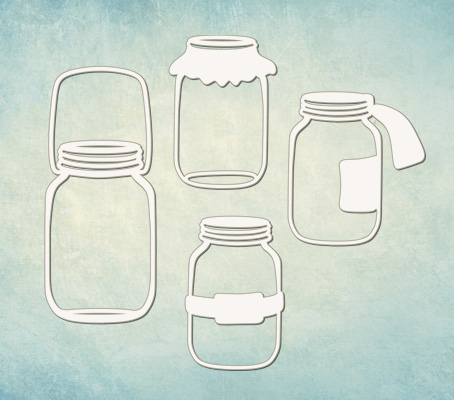 Чипборд набор "Банки"