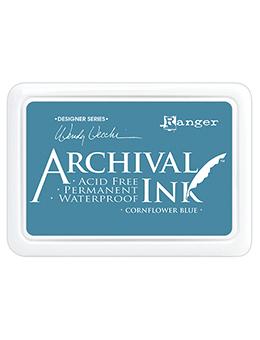 Штемпельная подушечка "Cornflower Blue" Archival Ink от Ranger