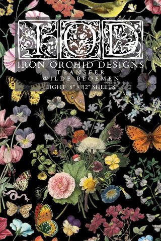 Трансфер Полевые цветы (WILDE BLOEMEN) 20*30см PAD IOD