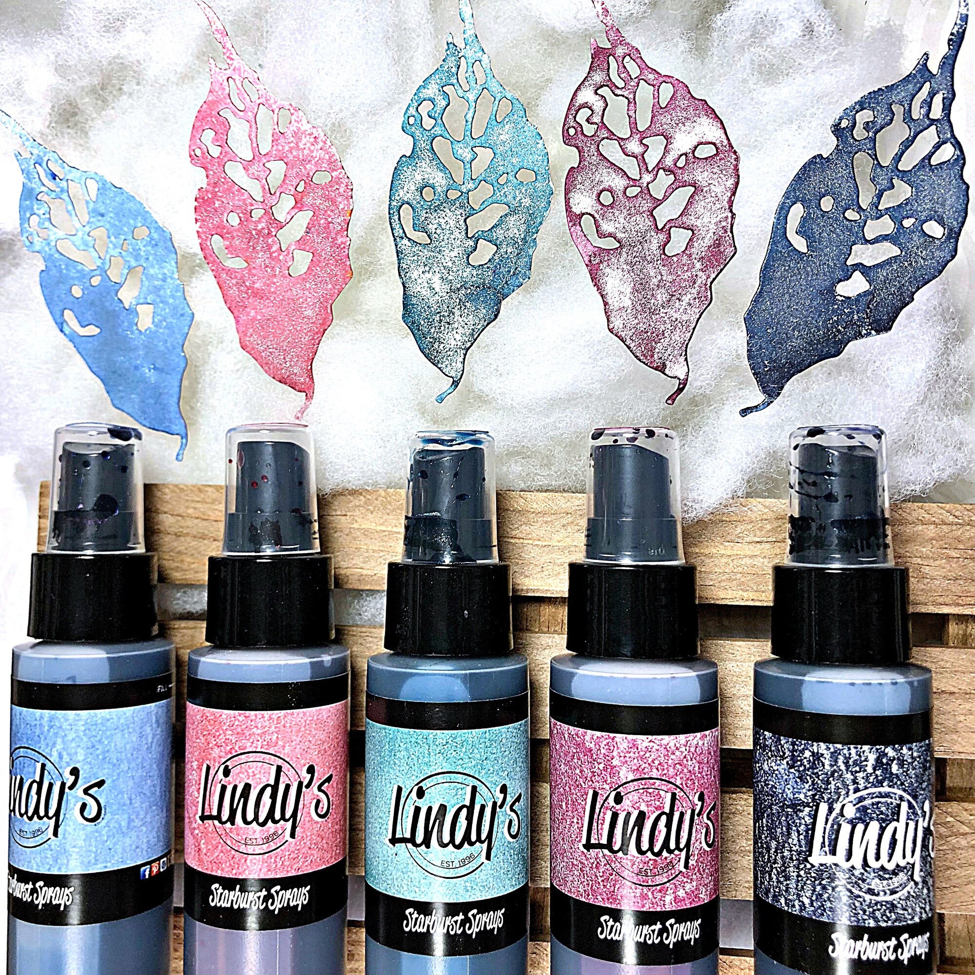 Набор спреев 5 штук Starburst "Arctic Adventures" от Lindys Stamp Gang