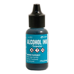 Чернила Alcohol Ink цвет Turquoise от Tim Holtz