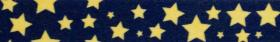 Бумажный скотч "Желтые звезды на синим фоне" от магазина ScrapMan.ru