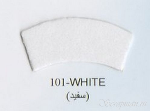 Фоамиран иранский ЭВА, цвет белый