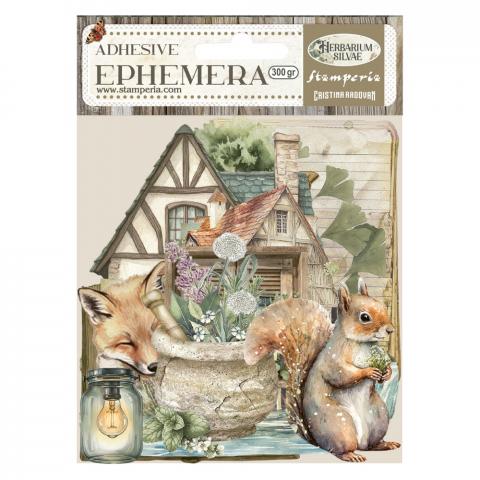 Набор самоклеющихся высечек Лесной гербарий (Herbarium Silvae) Stamperia