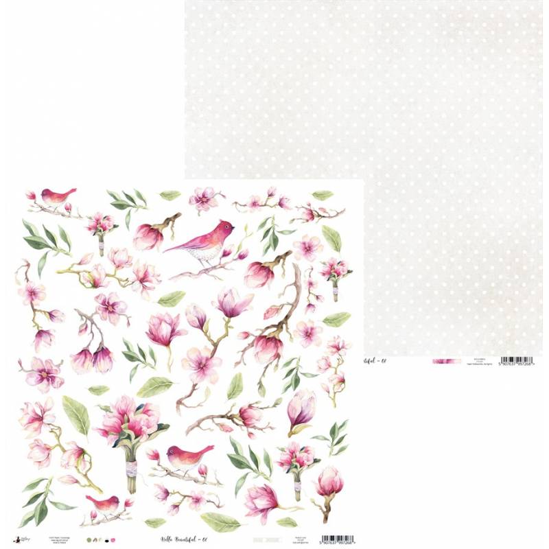 Лист с картинками для вырезания из коллекции Красота (Hello Beautiful)