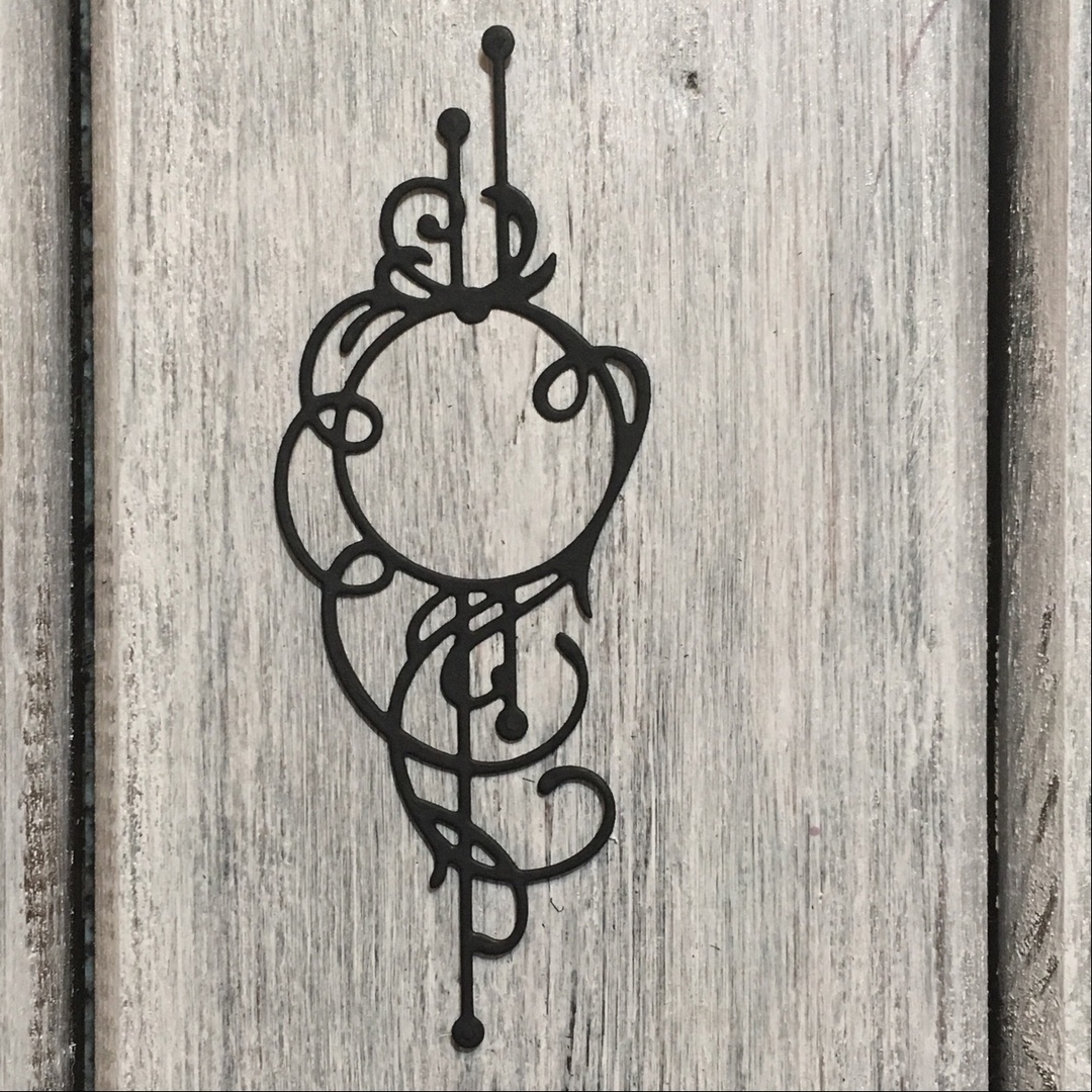 Нож Викторианский орнамент от ArtScrap