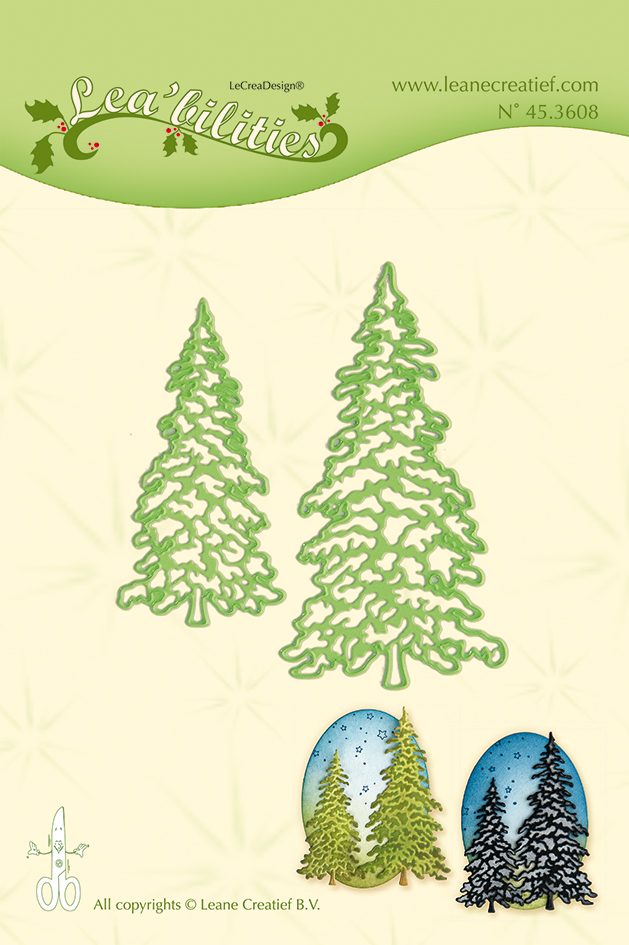 Набор ножей для вырубки "Christmas trees" от Leane Creatief от магазина ScrapMan.ru