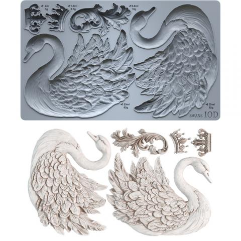 Набор молдов Лебеди (Swans) от Iron Orchid Designs
