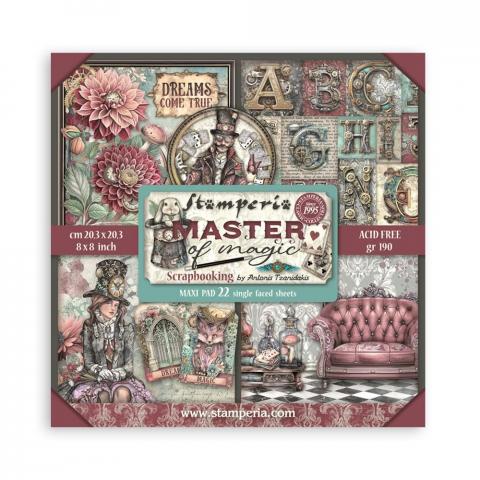Набор бумаги "Master of Magic" 22 листа от Stamperia 