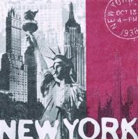 Салфетка трехслойная для декупажа "Нью-Йорк"