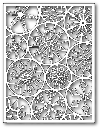 Фоновый нож "Mod Snowflake Background" от Memory Box