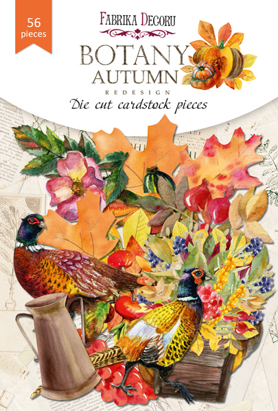 Набор высечек из коллекции "Botany autumn redesign" 56 штук