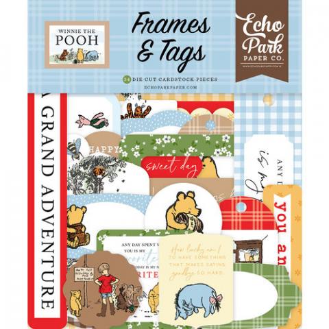 Высечки Frames & Tags из коллекции "Winnie The Pooh"